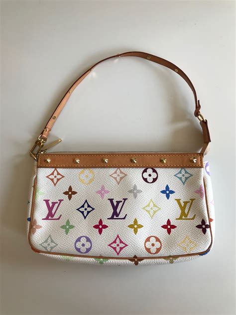 louis vuitton pochette 2003 multicolor bag|louis vuitton multi pochette monogram.